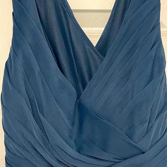 NWT David’s Bridal Lovely Blue Dress / gown Size 8 - Picture 6 of 8